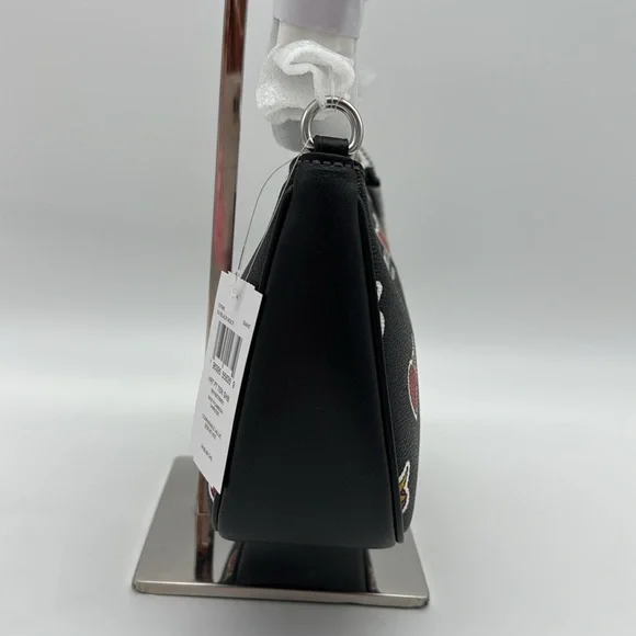 Coach Teri Shoulder Bag With Heart Bolt Print - Picture 5 of 14